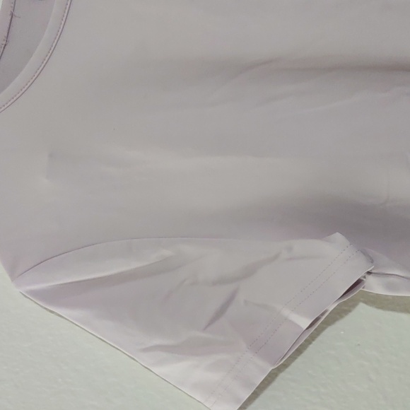 USED CROFT & BARROW STRETCH SHORT SLEEVE SHIRT COLOR SOFT PINK - Picture 3 of 6